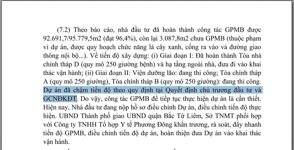 Bệnh viện Phương Đông của Shark Việt chậm tiến độ, “treo” chỉ giới GPMB làm ảnh hưởng đến 38 hộ dân- Ảnh 2.