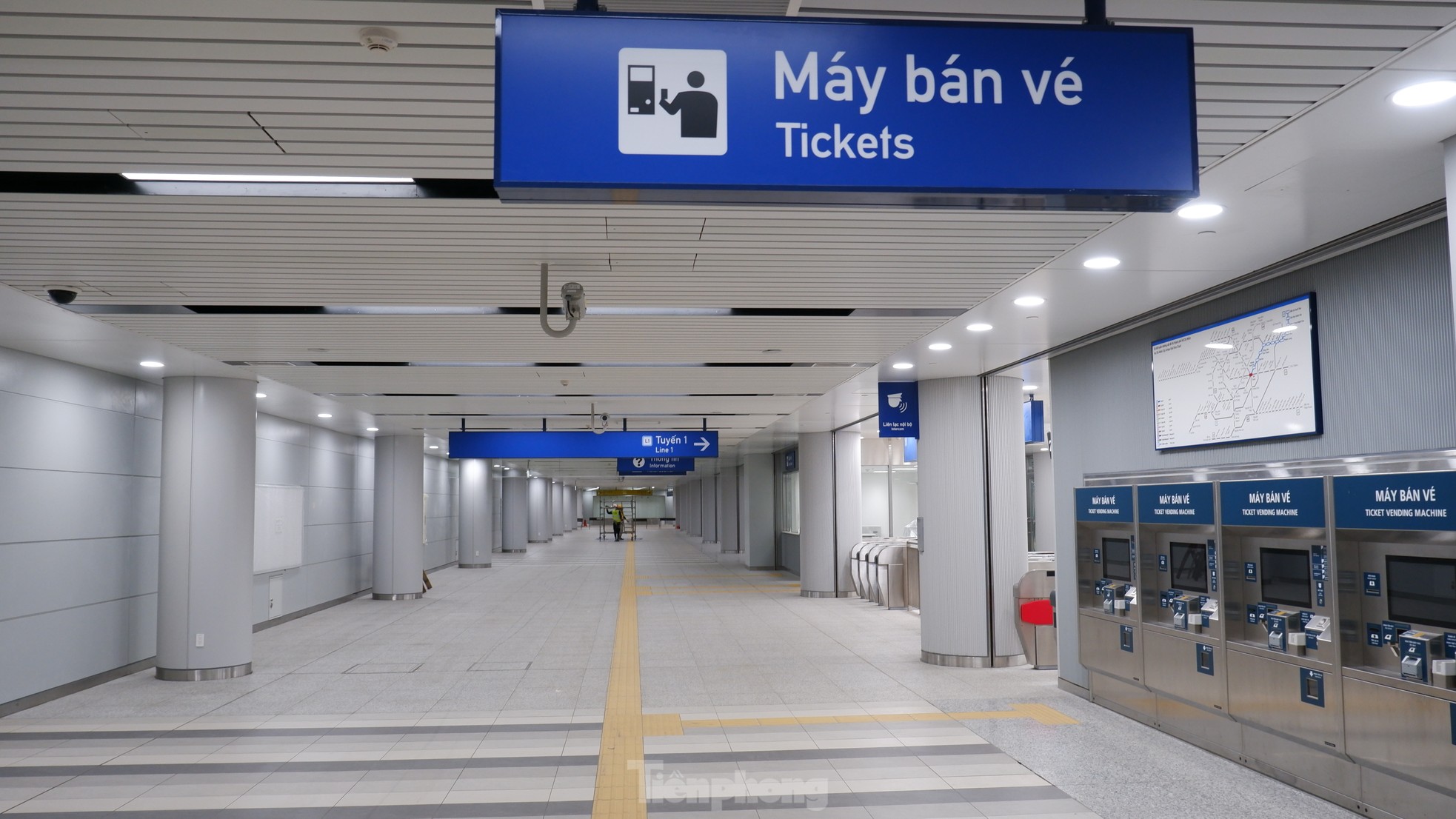 Cận cảnh ga ngầm lớn nhất tuyến metro số 1 cùng giếng trời hình hoa sen cao 6m- Ảnh 5.