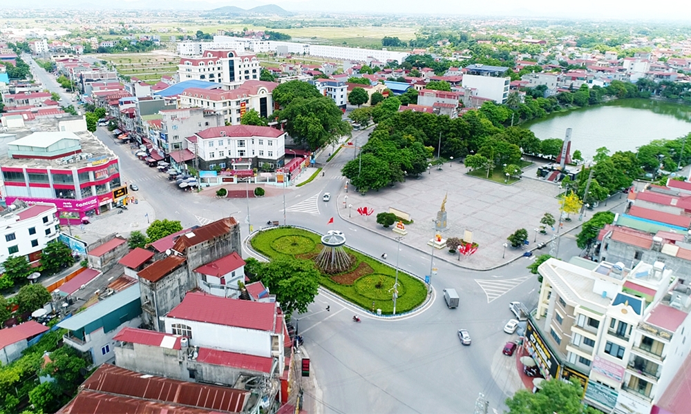 Bắc Giang công bố huyện Hiệp Hòa là đô thị loại IV- Ảnh 1.