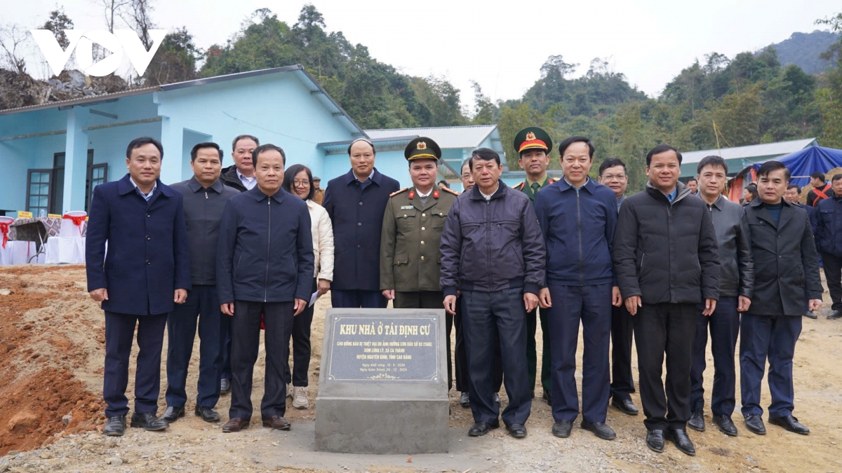 Khánh thành 13 nhà tái định cư cho các hộ dân vùng thiên tai ở Cao Bằng- Ảnh 2.