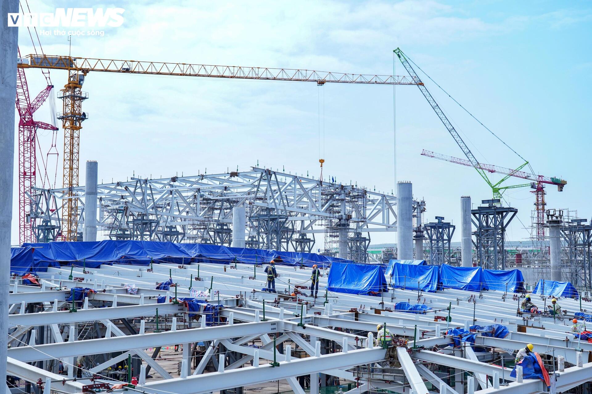 Tăng tốc trên đại công trường sân bay Long Thành những ngày đầu năm 2025- Ảnh 8. Tăng tốc trên đại công trường sân bay Long Thành những ngày đầu năm 2025- Ảnh 8.