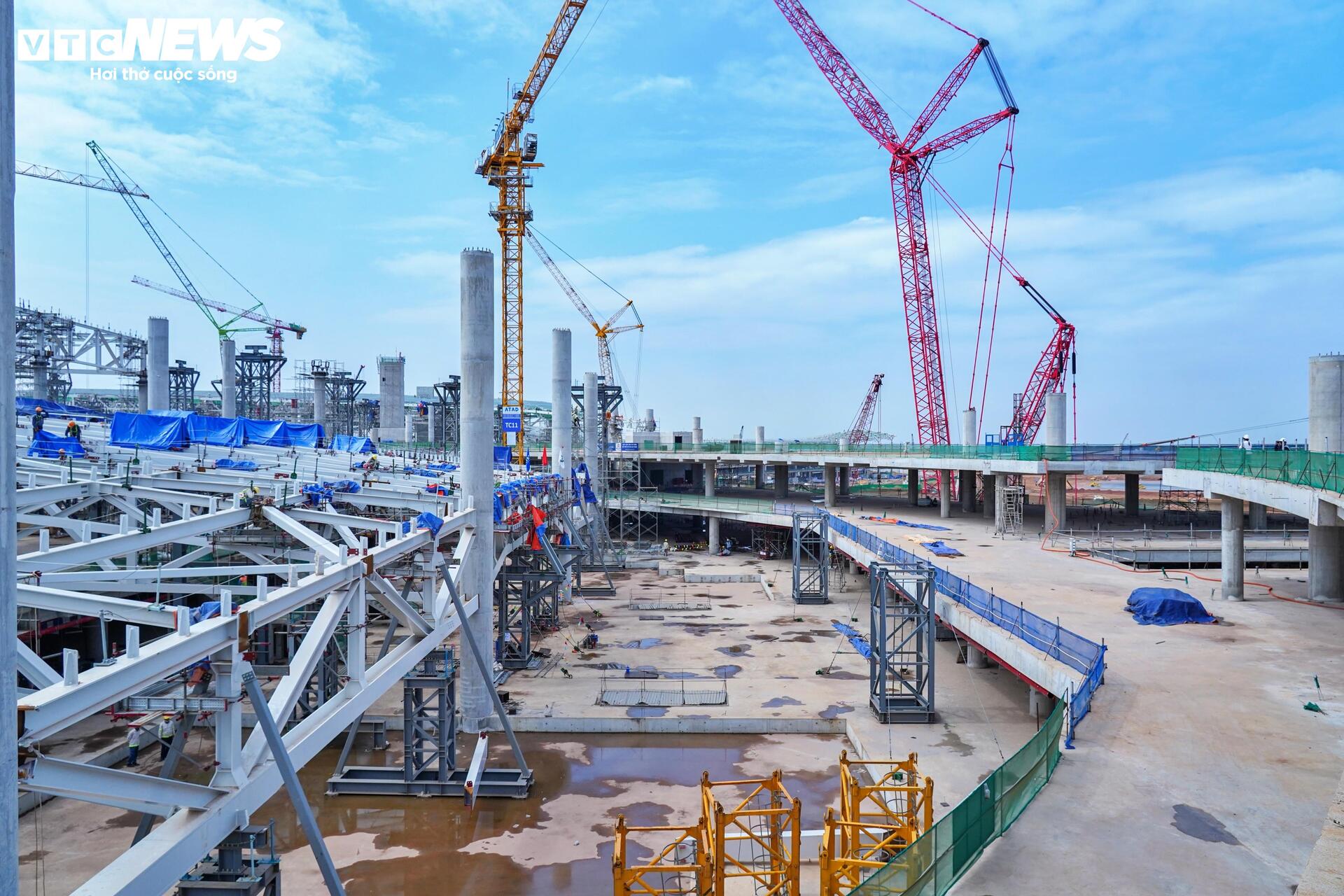Tăng tốc trên đại công trường sân bay Long Thành những ngày đầu năm 2025- Ảnh 4. Tăng tốc trên đại công trường sân bay Long Thành những ngày đầu năm 2025- Ảnh 4.