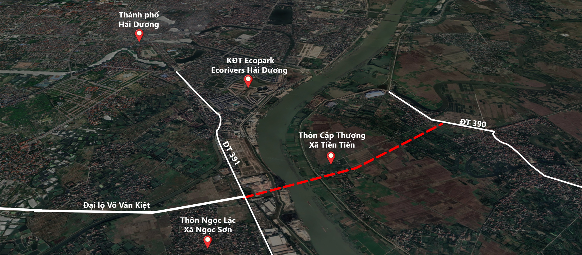 Hải Dương đầu tư hơn 1.200 tỷ xây cầu vượt sông Thái Bình ngay gần dự án của Ecopark, thiết kế với kiến trúc đặc biệt- Ảnh 1.