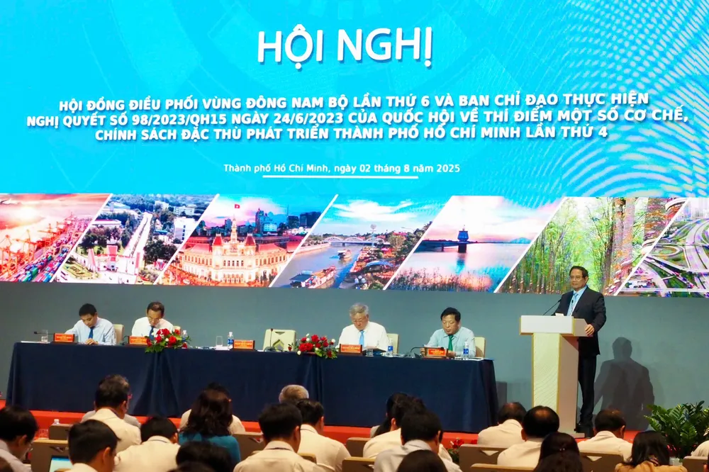 Thủ tướng Phạm Minh Chính: Khẩn trương rà soát quy hoạch vùng Đông Nam bộ sau sắp xếp- Ảnh 2. Thủ tướng Phạm Minh Chính: Khẩn trương rà soát quy hoạch vùng Đông Nam bộ sau sắp xếp- Ảnh 2.