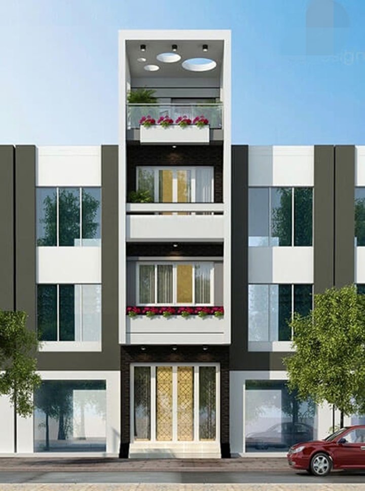 Mẫu nhà phố 4 tầng hiện đại, phổ biến nhất hiện nay- Ảnh 7. Mẫu nhà phố 4 tầng hiện đại, phổ biến nhất hiện nay- Ảnh 7.